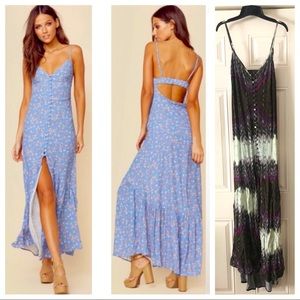 Flynn Skye Unbutton Me Dress in Green Haze NWOT